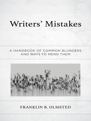 cover image of Writers' Mistakes